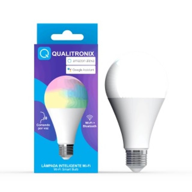 Lampada Inteligente Wi-Fi Color E27 10W | Evren Tecnologia