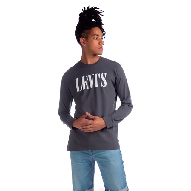 camisa manga longa masculina levis