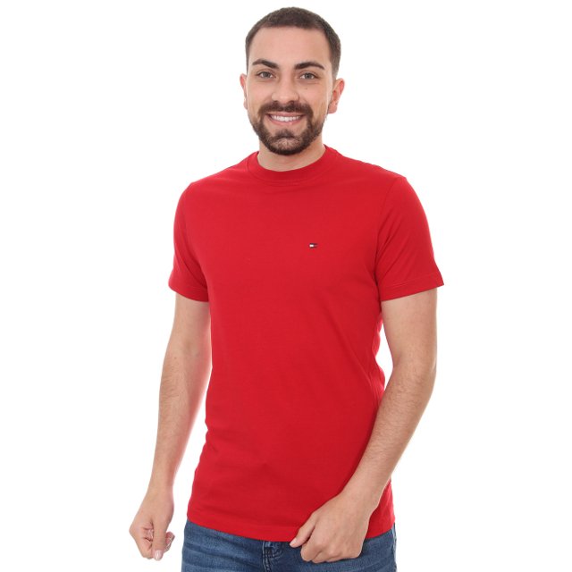 camiseta tommy hilfiger essential masculina