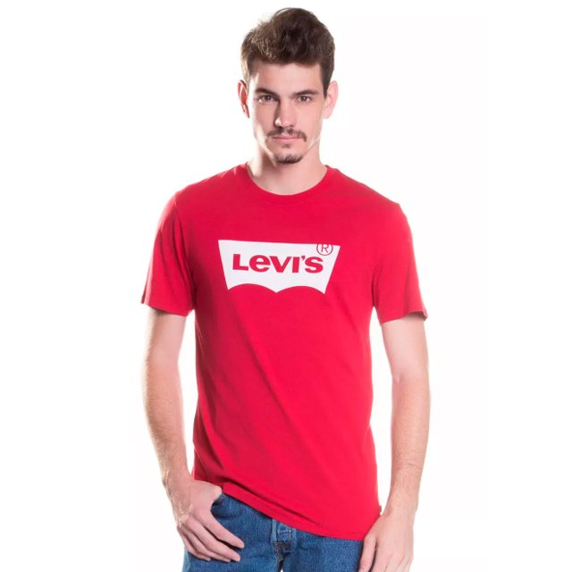 blusa levis vermelha