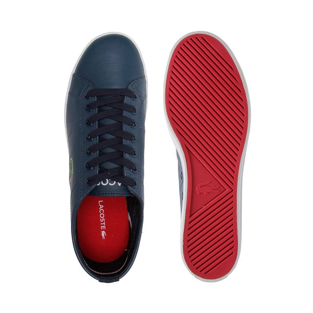 Tênis Lacoste Masculino Couro Azul Marinho | Dixen