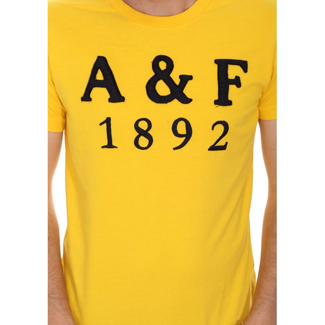 camisa abercrombie amarela