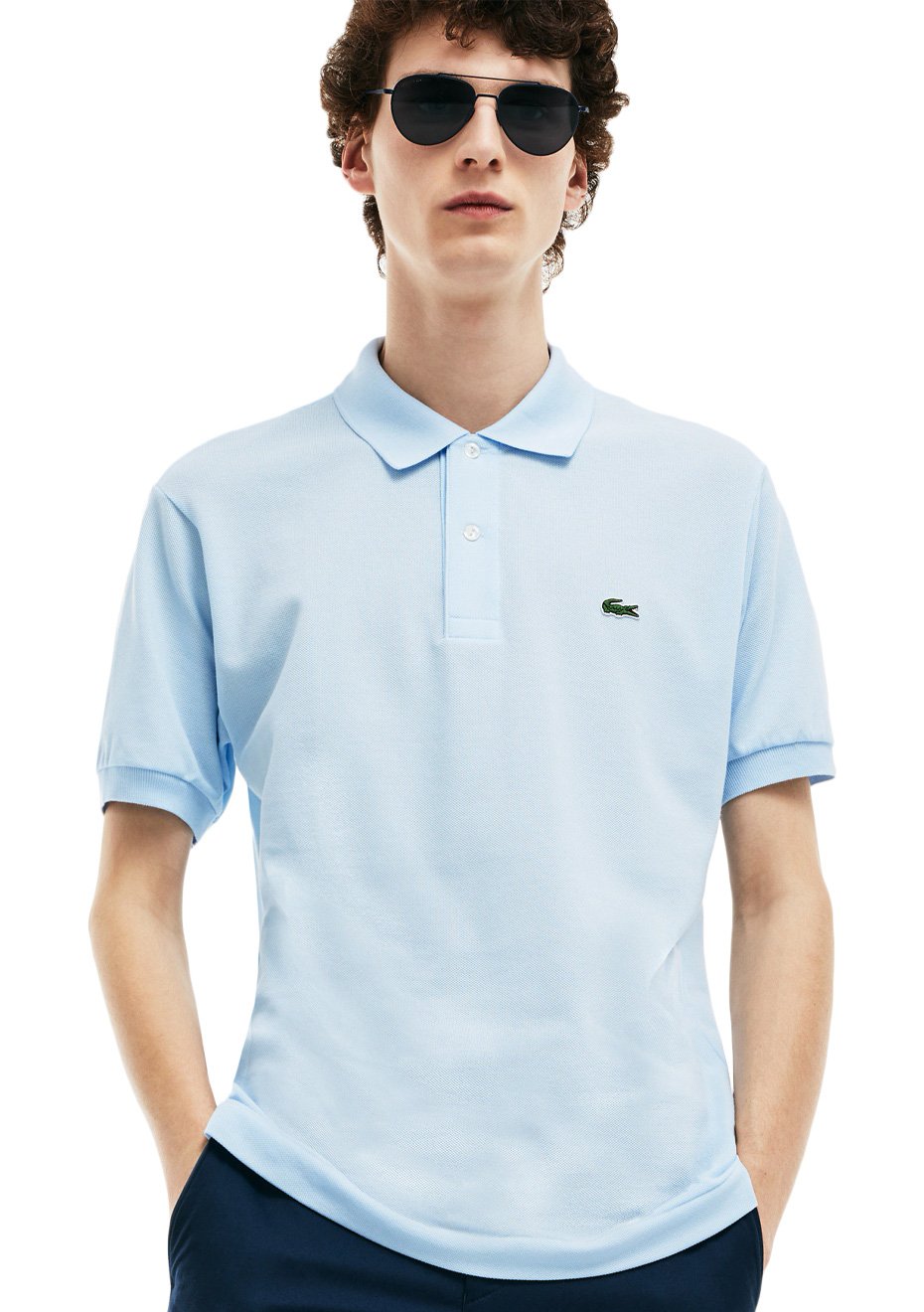 polo lacoste azul bebe