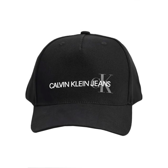 BONÉ FEMININO ABA CURVA PRETO LOGO ROSA/ROXO - CALVIN KLEIN