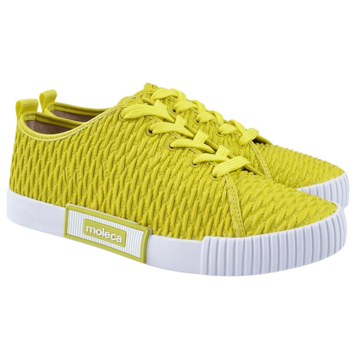 Tenis amarelo sale moleca