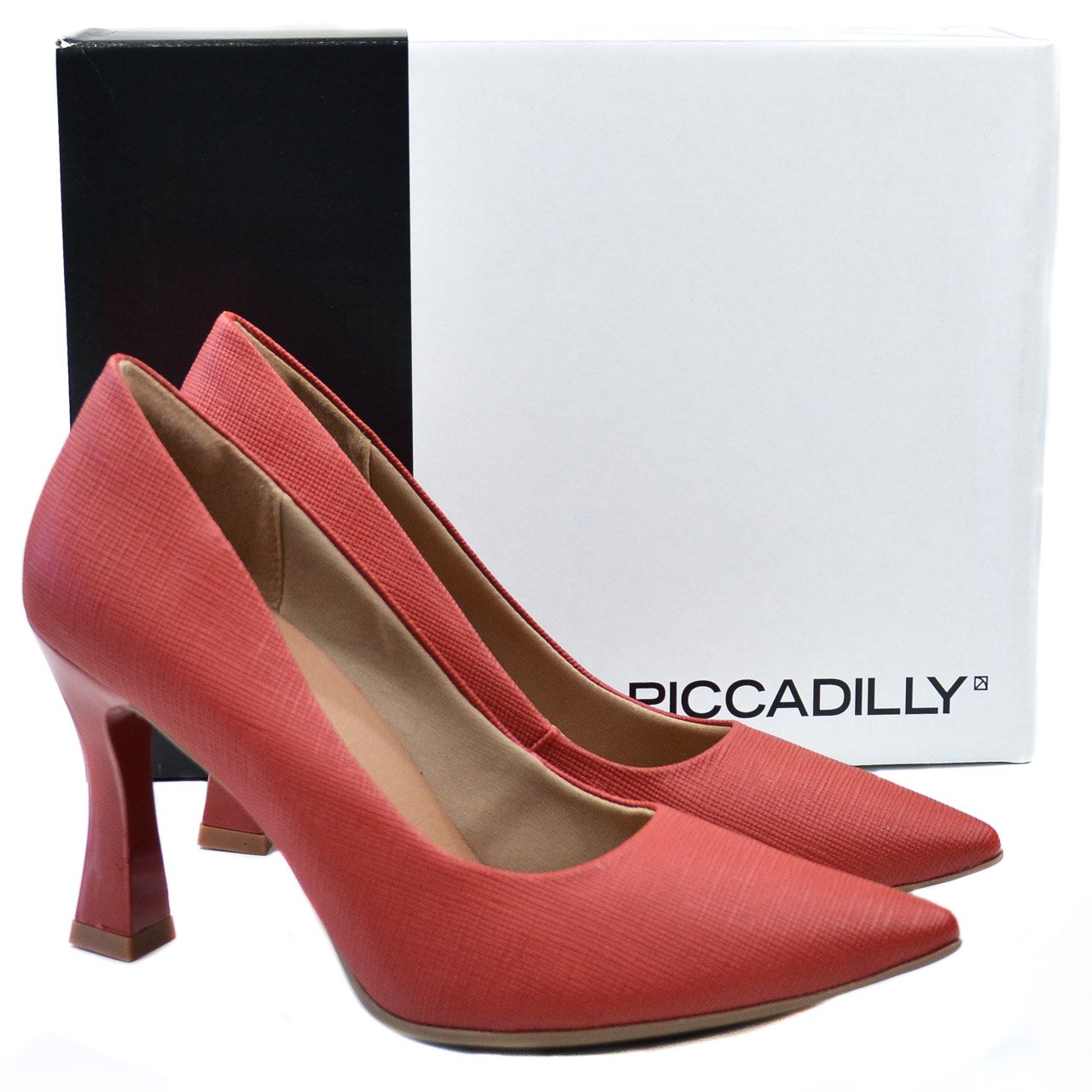 SAPATO SCARPIN FEM PICCADILLY 749001 BRANCO OFF 97000 Loja Mond