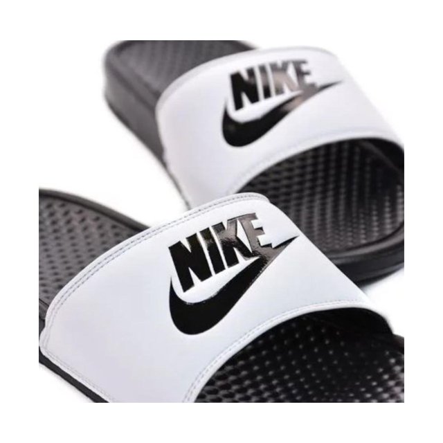 CHINELO SLIDE NIKE 343880 100 BENASSI BRANCO 90849 Loja Mond