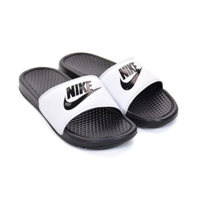 CHINELO SLIDE NIKE 343880 100 BENASSI BRANCO 90849 Loja Mond