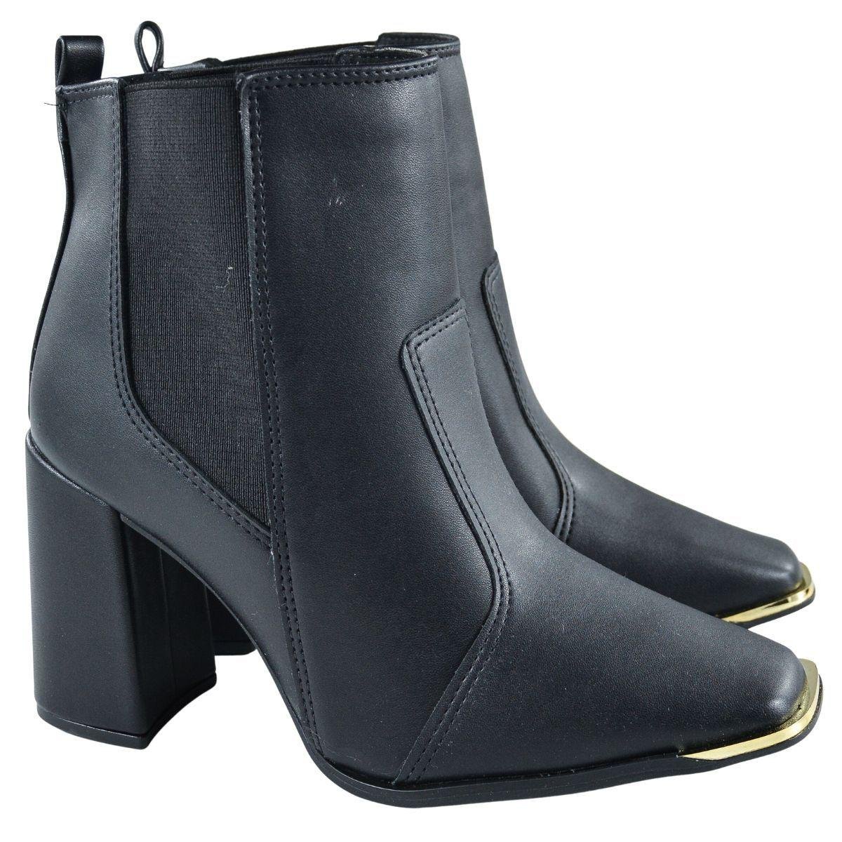 BOTA FEMININA VIZZANO ELASTICO COM SALTO Loja Mond