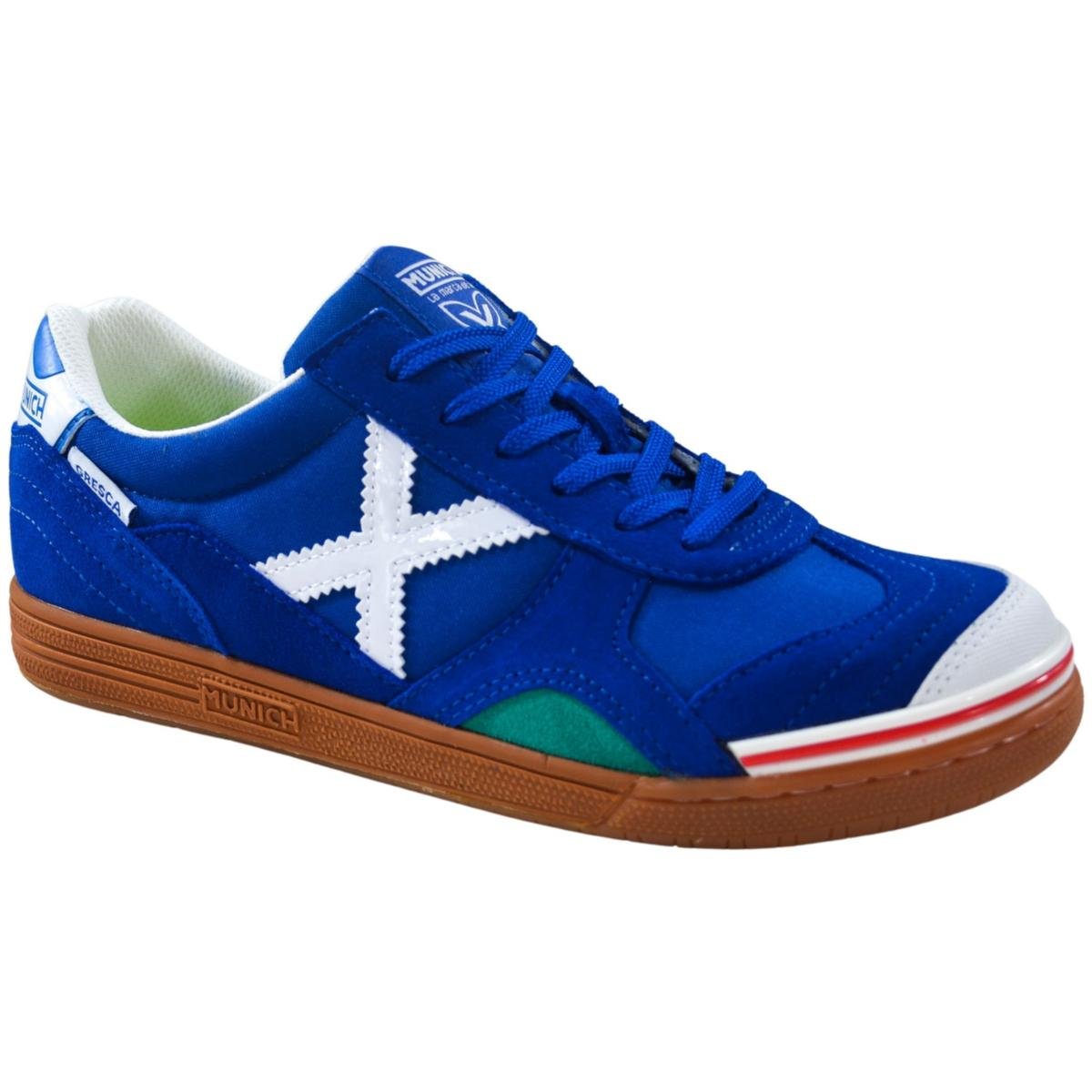 MASCULINA FUTSAL CHUTEIRA EU39 BMZインソール 青 スニーカー GRESCA Munich MUNICH Mond Loja | GRESCA 3000605 シューズ