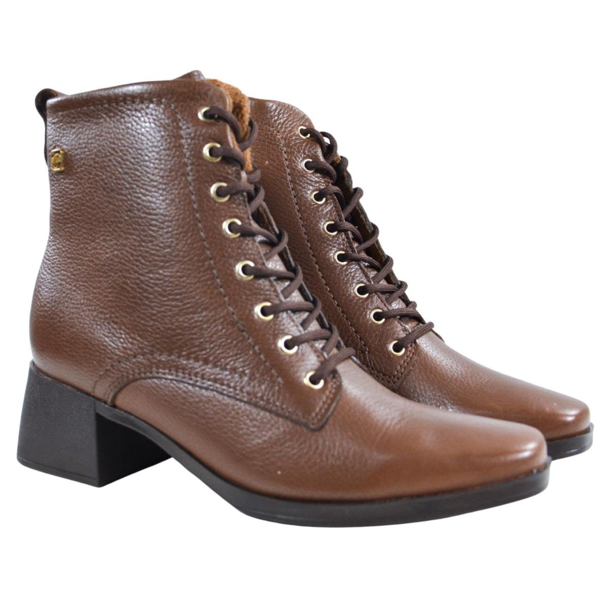 Bota Pegada Feminina Botinha Forrada Feminina BOTA FEMININA PEGADA