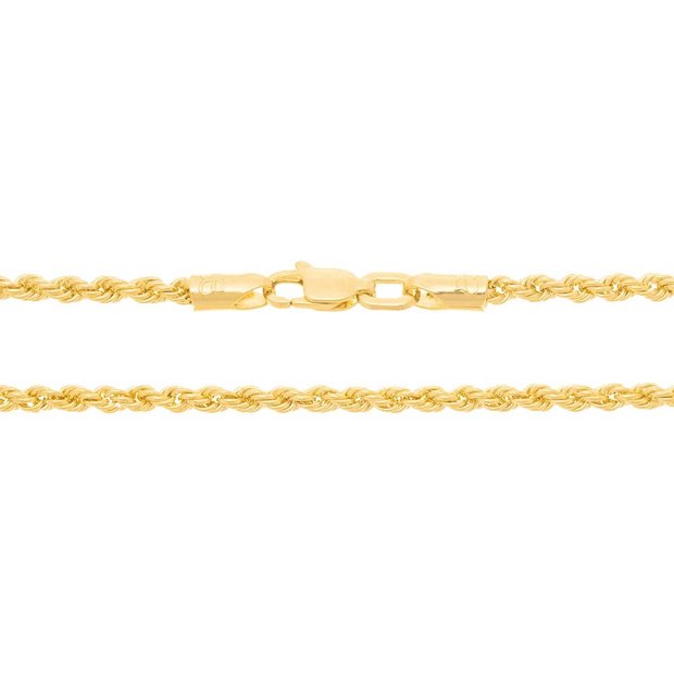 Cordão Corrente Banhada Ouro Rommanel Fio Baiano Grosso 530588 | 530589 |  Mahná Acessórios | 1 Compra \u003d 1 Doação