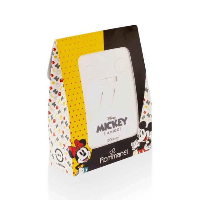 Pulseira Rommanel Banhado Ouro 18k Mickey Adulto/Infantil Disney 552126