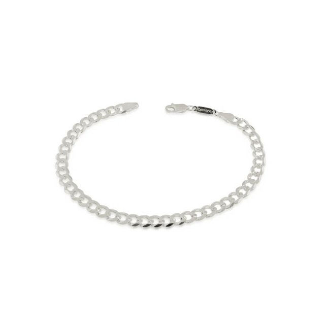 Pulseira Masculina Rommanel Prata 925 Elo Grumet 3x1 850057