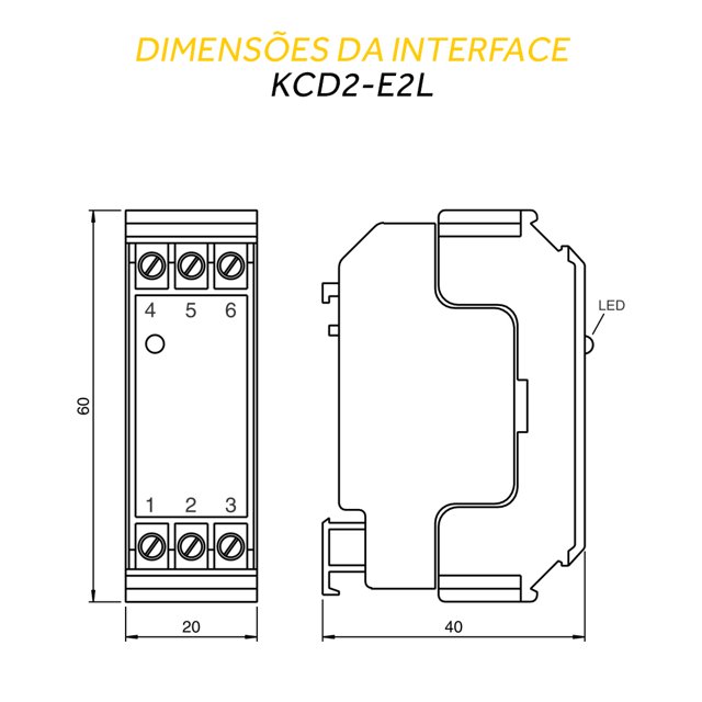 Terminal de Interface de Saída para Sensor - KCD2-E2L | Heldt Soluções ...