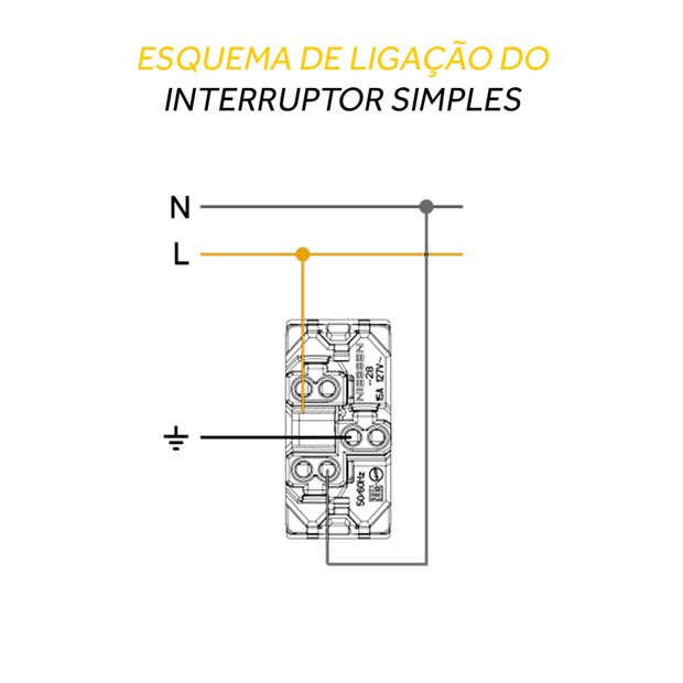 Interruptor Simples 10A - N1101 | Heldt Soluções Industriais | O Maior ...