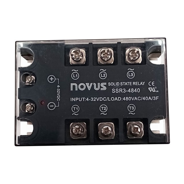 Modulo Relè Stato Solido SSR-40AA-H – 40A 80-480V AC Con Dissipatore