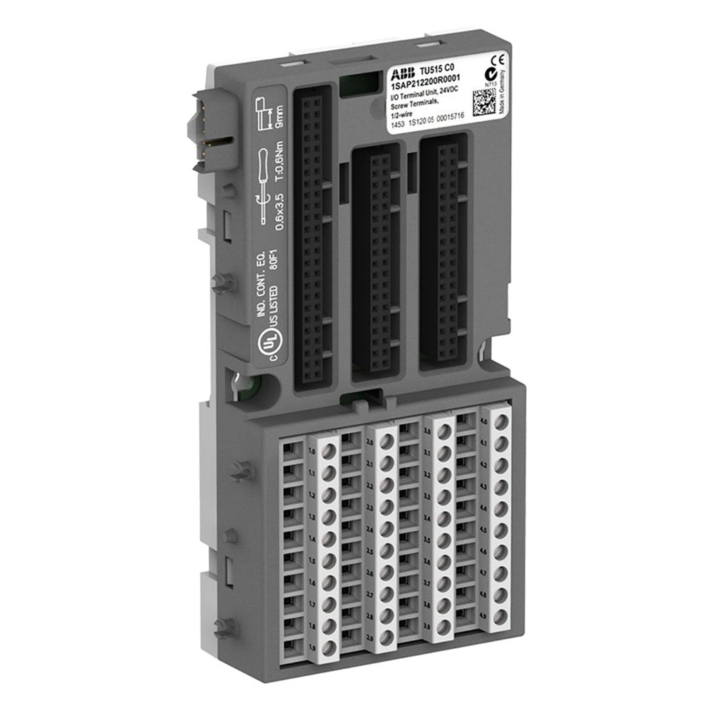 Base Terminal para CLP e Unidade de Expansão TU515 RH Materiais