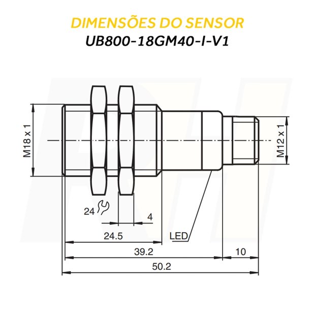 Sensore UB800-18GM40-I-V1 – Nuovo, Aftermarket, Per Controller A1s, 1PZ - 4