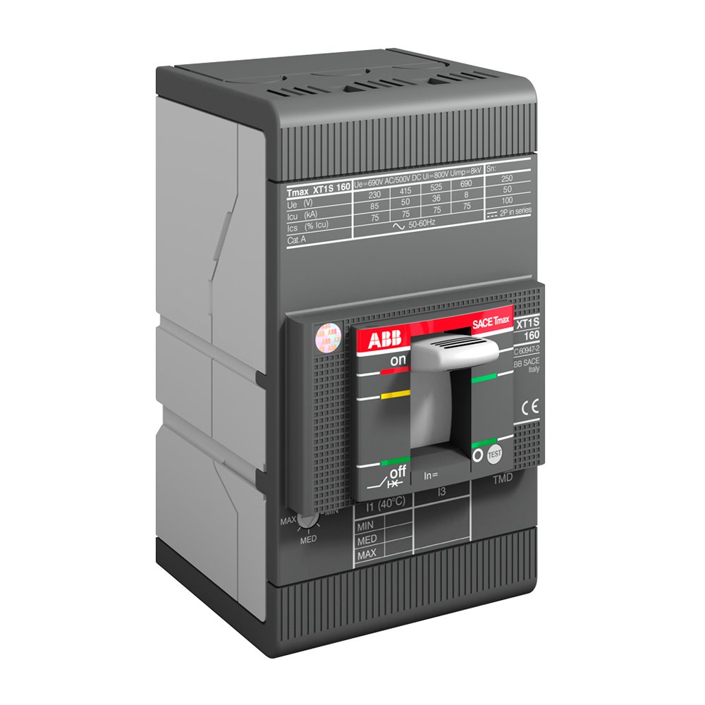 Disjuntor Caixa Moldada TMax 3 Polos - XT1S 160 TMD 50A | Heldt