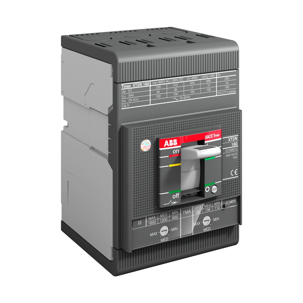 Disjuntor Caixa Moldada TMax 3 Polos - XT2N 160 TMA 160A | Heldt