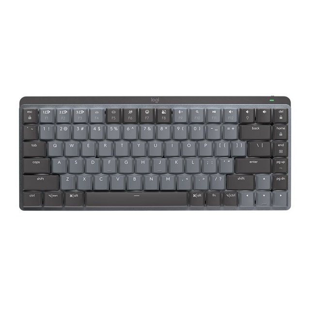 Teclado Logitech MX Mechanical Mini, Bluetooth, Cinza