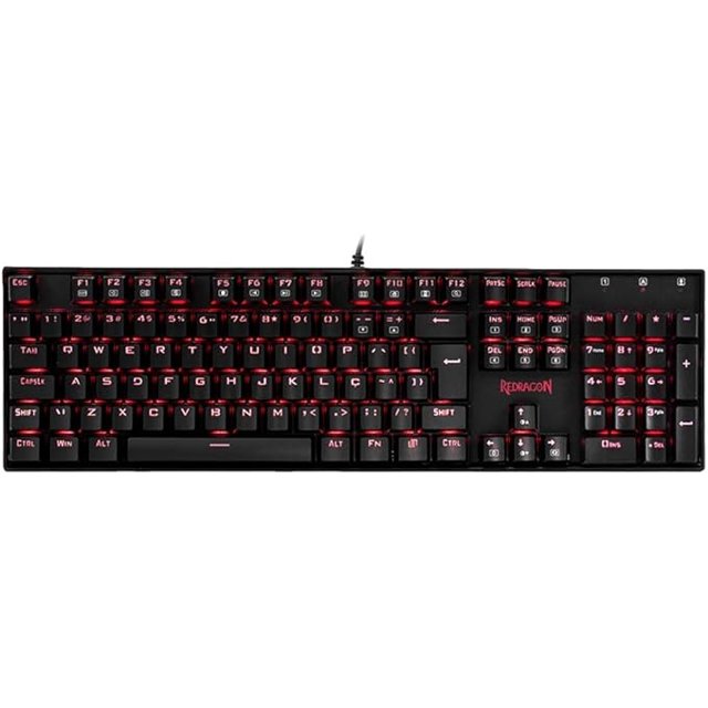 Teclado Mecânico Redragon Mitra K551, Led Vermelho, Switch Outemu Brown