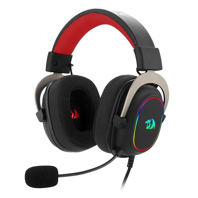 Headset Gamer Redragon Zeus X, RGB, Surround 7.1, USB, Drivers 53MM