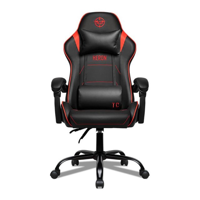 CADEIRA GAMER TGT HERON TC VERMELHO/PRETA