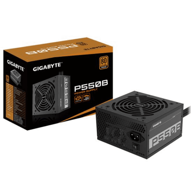 FONTE GIGABYTE P550B 550W 80PLUS BRONZE, GP-P550B