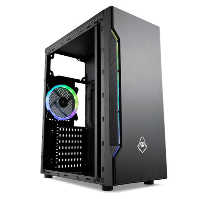 Gabinete Mancer Sidewinder, RGB, Faixa de Led e 01 Fan RGB