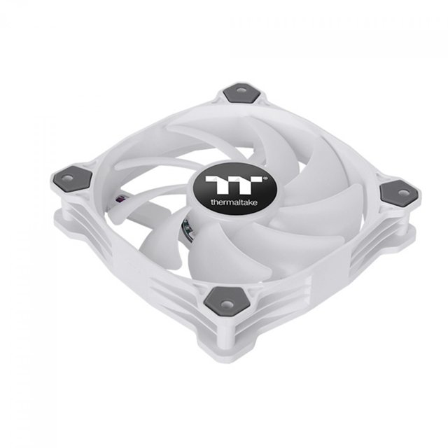 Kit Fan Com 3 Unidades Thermaltake Pure 12, ARGB, 120mm, White, Com Controladora, CL-F127-PL12SW-A