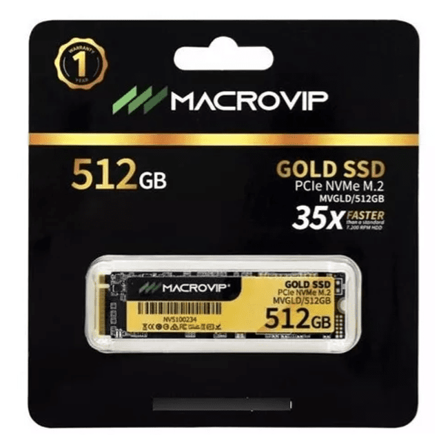 SSD NVME 512GB MACROVIP GOLD