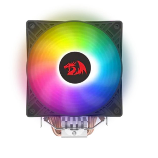 AIR COOLER Redragon AGENT RGB, LED Azul, Intel e AMD, 120mm
