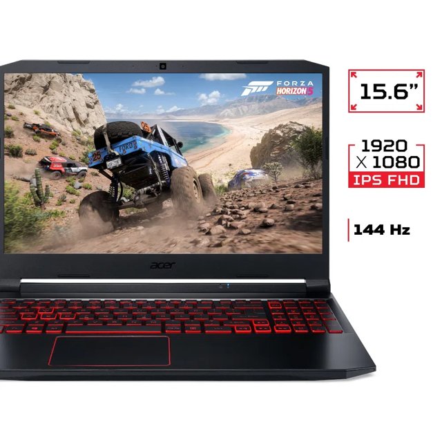 Notebook Gamer Acer Nitro 5 AN515-57-579B Ci5 Windows 11 Home 8GB 1TB HDD 256GB SSD GTX 1650 15.6'