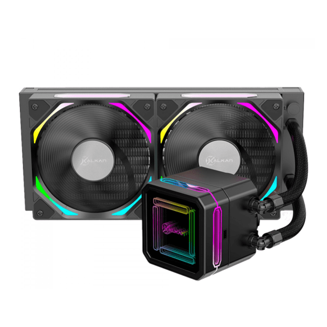 Water Cooler Gamer Kalkan Delta 240 ARGB Preto KLK00050