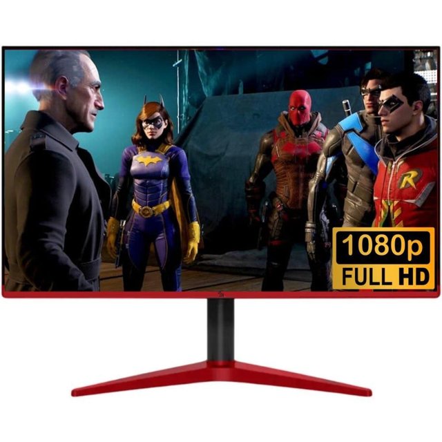 Monitor 3Green 24', Widescreen, LED , 75Hz - PRETO/VERMELHOR