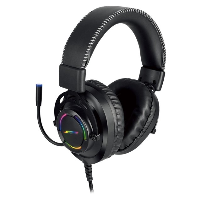 Headset Gamer SuperFrame AURA, 7.1 Surround, RGB, USB, Preto