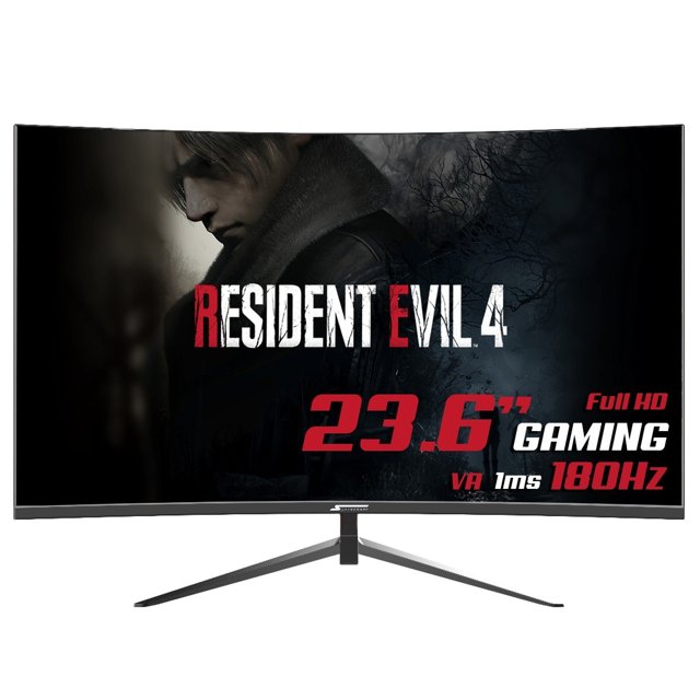Monitor Gamer SuperFrame Curvo SFP2415, 23.8 Pol, Full HD, 180Hz, IPS, FreeSync, HDMI/DP