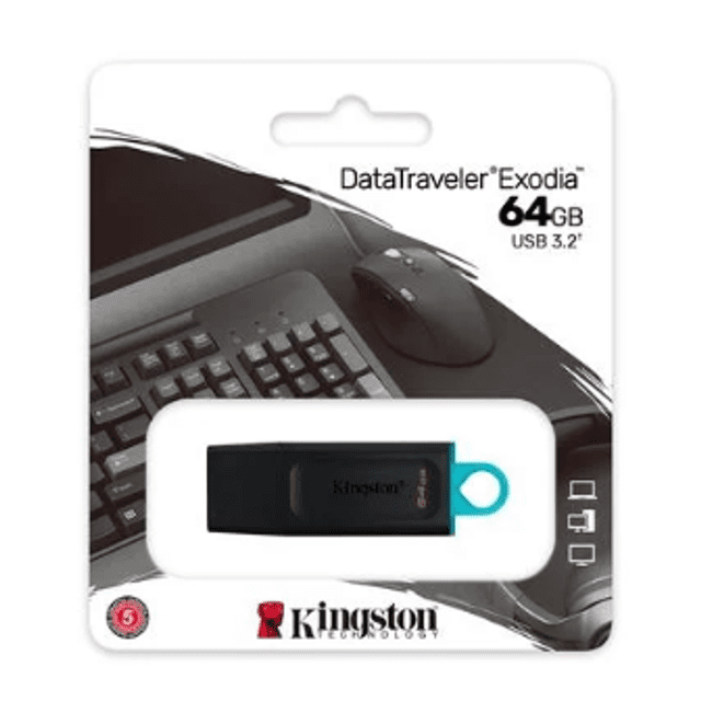 Pendrive Kingston DataTraveler Exodia, 64GB, USB 3.2, DTX/64GB
