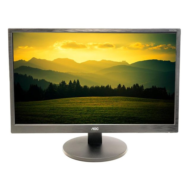 Monitor AOC 23,6 LED Full HD M2470SWH2 / 75HZ / WVA / Hdmi / IPS / VGA / Vesa