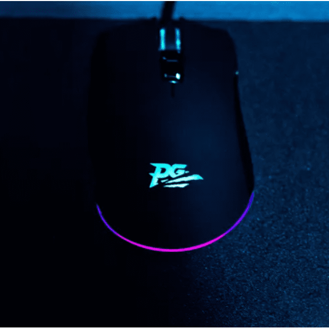 Mouse Gamer Philco PMS70, 7 Botões, Iluminação RGB, 5000 DPI