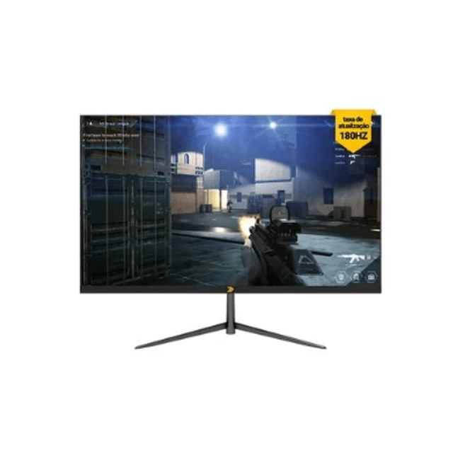 Monitor Gamer Curvo KBM GAMING MG210 23.6", 180 Hz, FullHD, 1ms, DP e HDMI, Novo