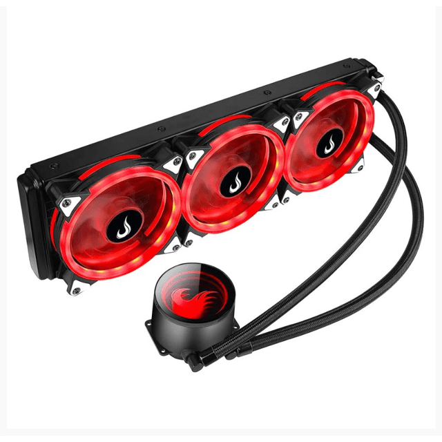 Water Cooler Rise Mode Gamer Black, RGB 12V, 360MM , AMD/Intel, Preto