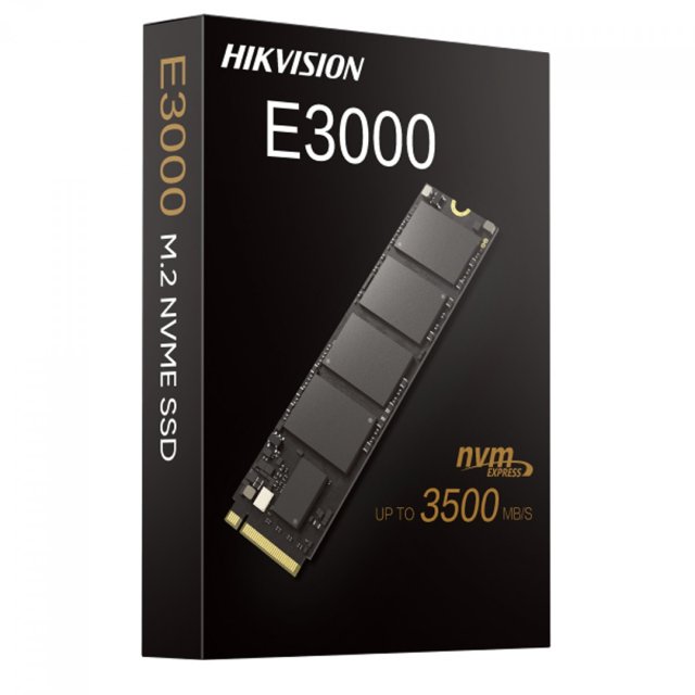 SSD M2 256GB Hikvision E3000, Leitura 3230MB/s e Gravação 1240MB/s, HS-SSD-E3000/256G