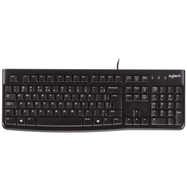 Teclado Com Fio Usb Logitech K120