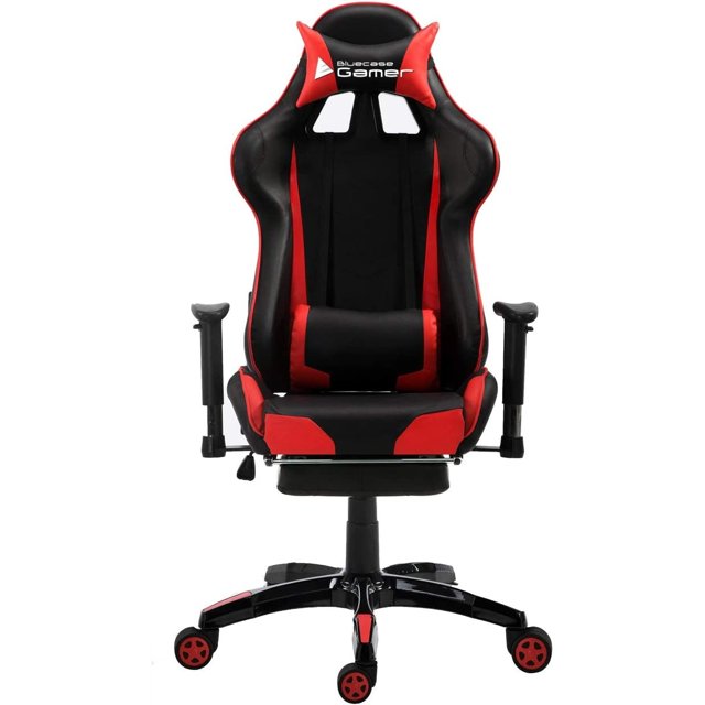 Cadeira Gamer Bluecase Diamond BCH-03RBK Preto/Vermelho