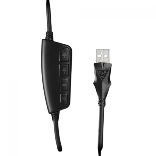Headset Gamer Gamdias HEBE M3 RGB, Drivers 50mm, 7.1 Virtual Surround Sound, Conexão USB