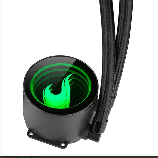 Water Cooler Rise Mode Gamer Black, RGB 12V, 360MM , AMD/Intel, Preto