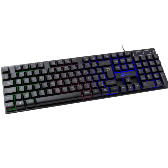 Teclado Membrana Gamer Kalkan Hati Iluminação Rainbow KLK00012